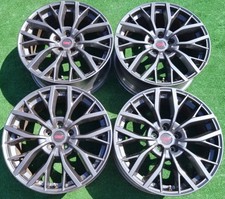 4 Factory Subaru Wheels TPMS WRX STi OEM 19 Enkei Dark Gunmetallic Gray TR 68854