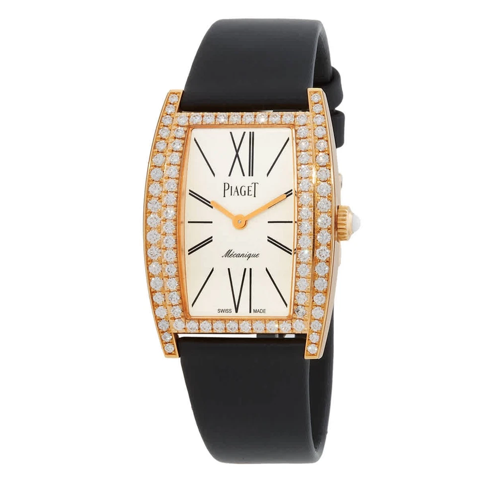 Reloj para dama Piaget Limelight cuerda manual diamante esfera blanca GOA39197