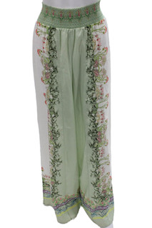 Alice Olivia Women Floral Multicolor Polyester Zip Pants Size 6