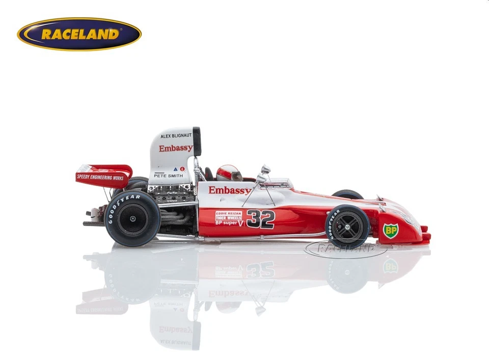 Tyrrell 004 F1 Blignaut Embassy GP Südafrika 1974 Eddie Keizan, Spark 1:43 S7234 - Bild 3 von 4