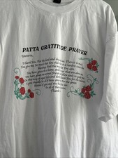 Patta Gratitude Prayer T-shirt Men’s White Large