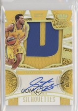 2023-24 Crown Royale EuroLeague Silhouettes Prime /25 Sterling Brown Auto 3d3