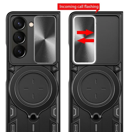 Samsung Galaxy Z Fold 5 Case with Kickstand Full Body Hard PC Stylish Shockproof - Picture 9 of 11