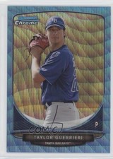 2013 Bowman Draft Top Prospects Chrome Blue Wave Refractor Taylor Guerrieri 0c4