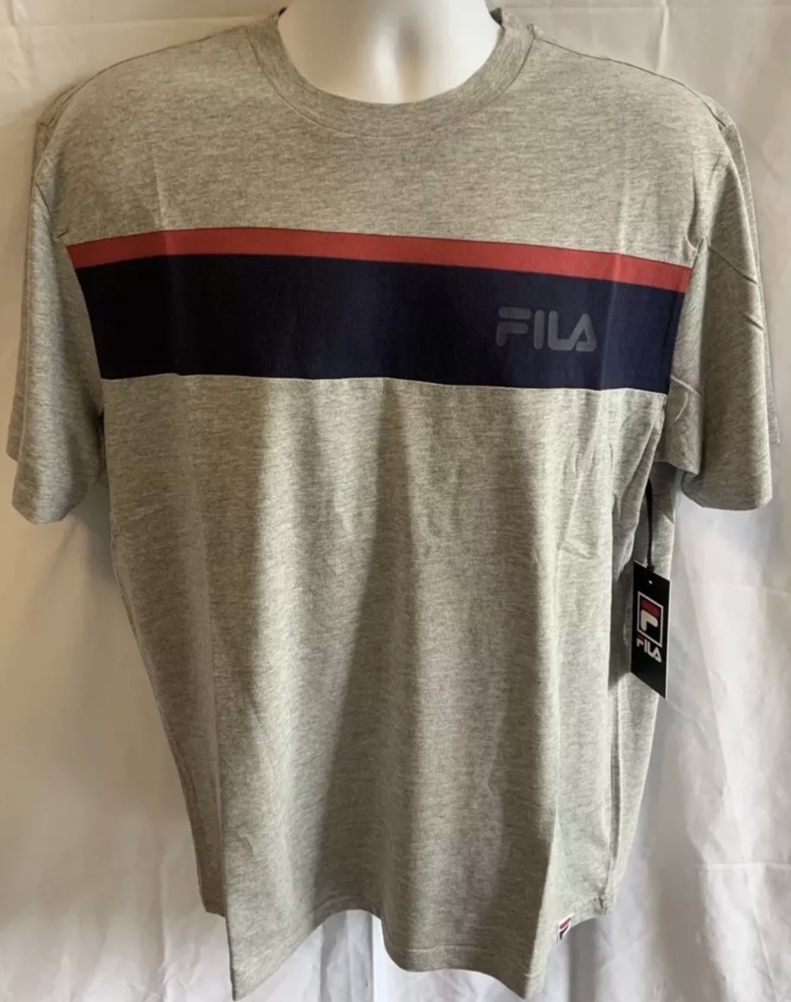 T shirt uomo FILA manica corta taglia grande nuova con etichette