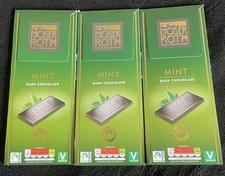 **NEW** MOSER ROTH PREMIUM CHOCOLATE DARK MINT CANDY BAR 125g (5x25g) 3 PACK