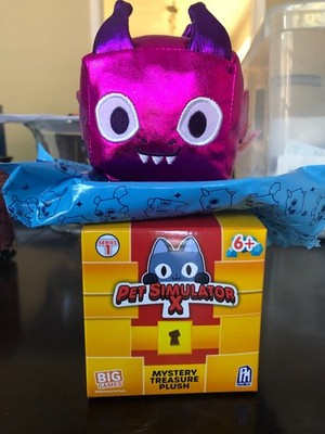 Pet Simulator X Mystery Treasure Plush Dark Matter Luna Dragon - NO code w/Box
