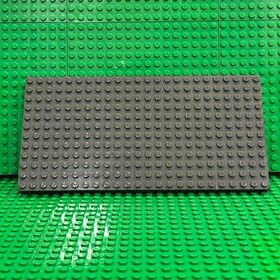 Lego Dark Gray Thick Brick Plate 12 x 24 - City Town (30072)