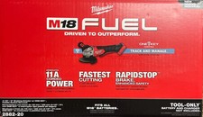 Milwaukee 2882-20 4 1/2-5  Breaking M18 volt Grinder. One Key