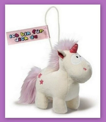 NICI Einhorn Theodor & friends 11 cm Anhänger Bagclip Maskottchen - NEU