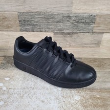 K-Swiss Classic VN Mens Shoes Sz 11.5 M Athletic Black Leather Lace-Up Sneakers