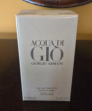 Giorgio Armani Acqua Di Gio Eau De Toilette Spray For Men 3.4 fl oz 100ml  New