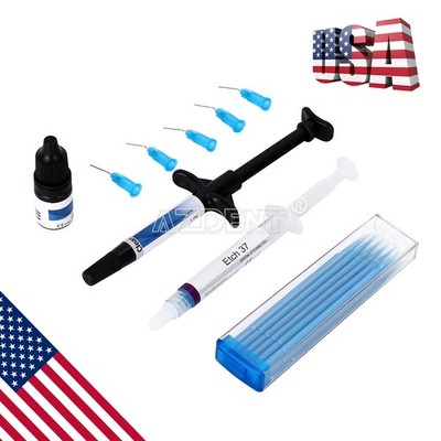 Dental Light Cure Orthodontic Adhesive Kit 37% Acid Etchant for bonding bracket
