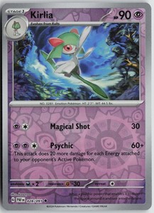 Kirlia 028/091 Paldean Fates Reverse Holo Uncommon