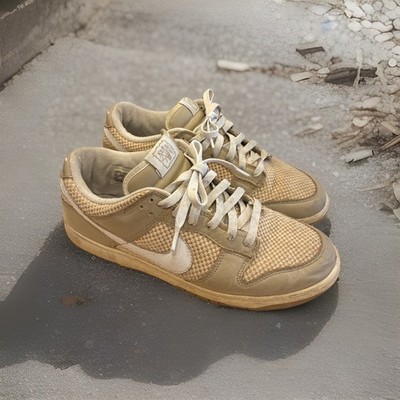 7216) Nike Dunk Low Bone White Island Drum Pack (2005) 309431-211 Men s Size 10