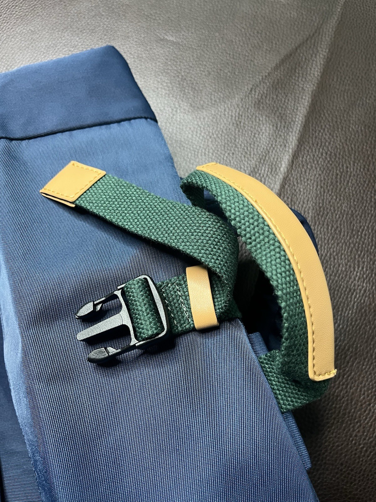 MASTERPIECE Backpack Polyester BLU Green Roll Top… - image 7