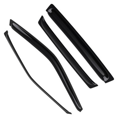 Window Rain Guard Set for Nissan Frontier Crew Cab 2005-2020 4Pcs Adhesive