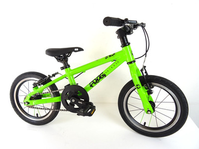 Frosch 43 grün 14'' Stufe 2 Kinder Unisex Fahrrad Alter 3-5 ordentlich gebraucht sehr guter Zustand Marken KB-435