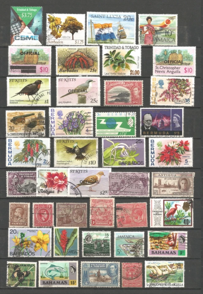 West Indies / Caribbean: 100+ different used. - Image 3 of 4
