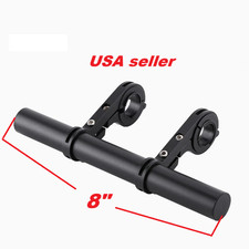Bicycle Handlebar Extender Road Bike Headlight Mount Rack Bracket holder in USA
