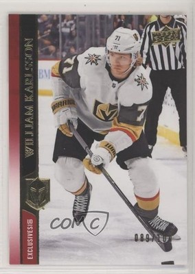 2020-21 Upper Deck UD Exclusives 89/100 William Karlsson #179 0r4e