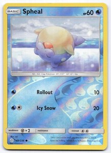 Spheal 49/236 Cosmic Eclipse Reverse Holo