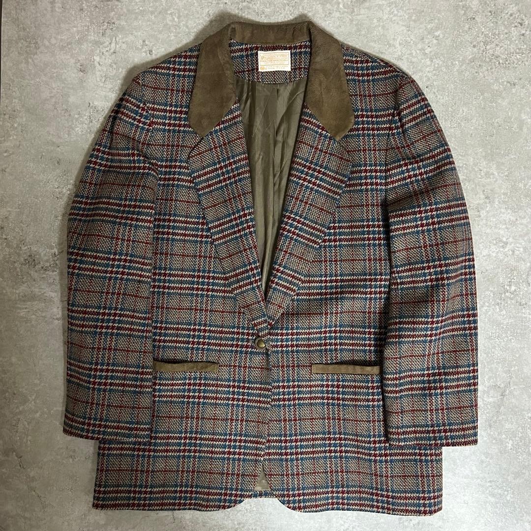 Pendleton 70s British Pattern Tailored Jacket Sue… - image 1
