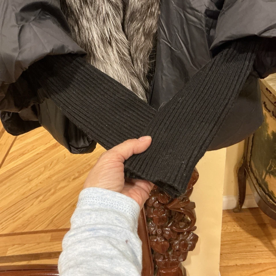 Real FUR JACKET FOX COLLAR SZ XL - Image 4 of 4