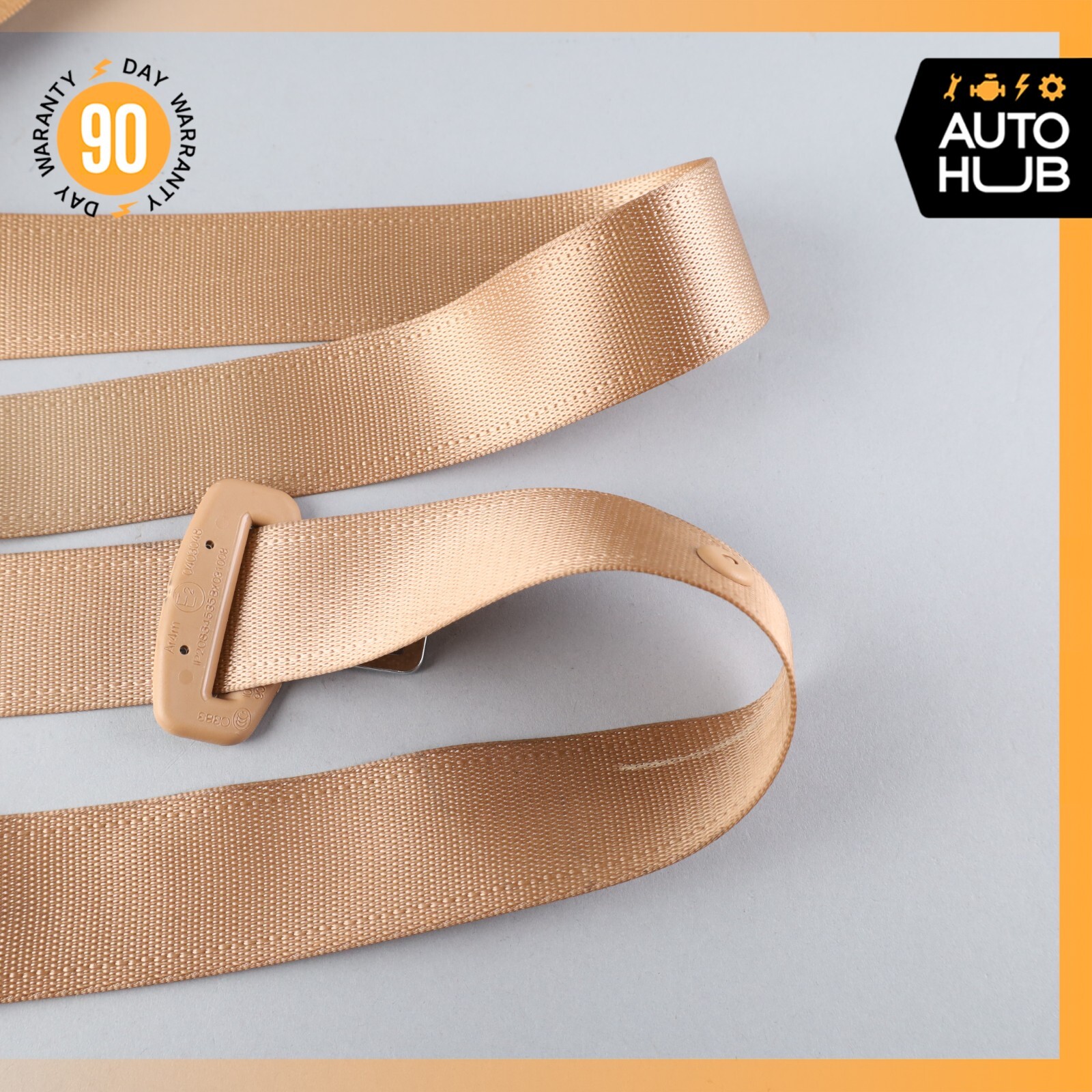 09-13 Maserati Quattroporte S M139 Rear Center Seat Belt Beige OEM 50k