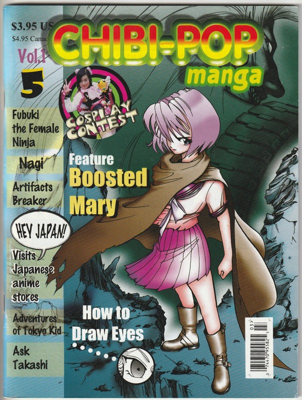 ✪ CHIBI-POP MANGA Vol.1 #5, Chibi-Pop Manga 1999 US MANGA COMIC BOOK TOP Z1