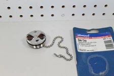Attwood 66002-3 Stainless Steel Gas Fuel Cap With Chain 1-1/2"