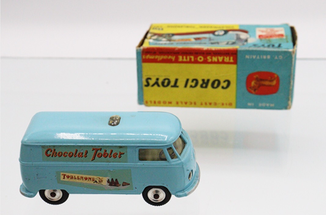 コーギー VOLKSWAGEN Chocolat Tobler Vintage Rare Corgie Toys 441 VOLKSWAGEN TOBLERONE VAN
