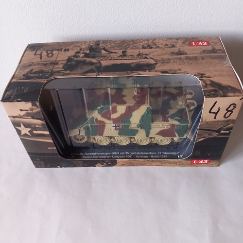 Tank Panzer Sturmmorserwagen Sturmtiger (38 cm) 1/43 Altaya - Imagen 2 de 4