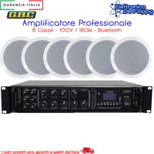 KIT PER FILODIFFUSIONE IN BAR LOCALE PUB BLUETOOTH RADIO FM MP3