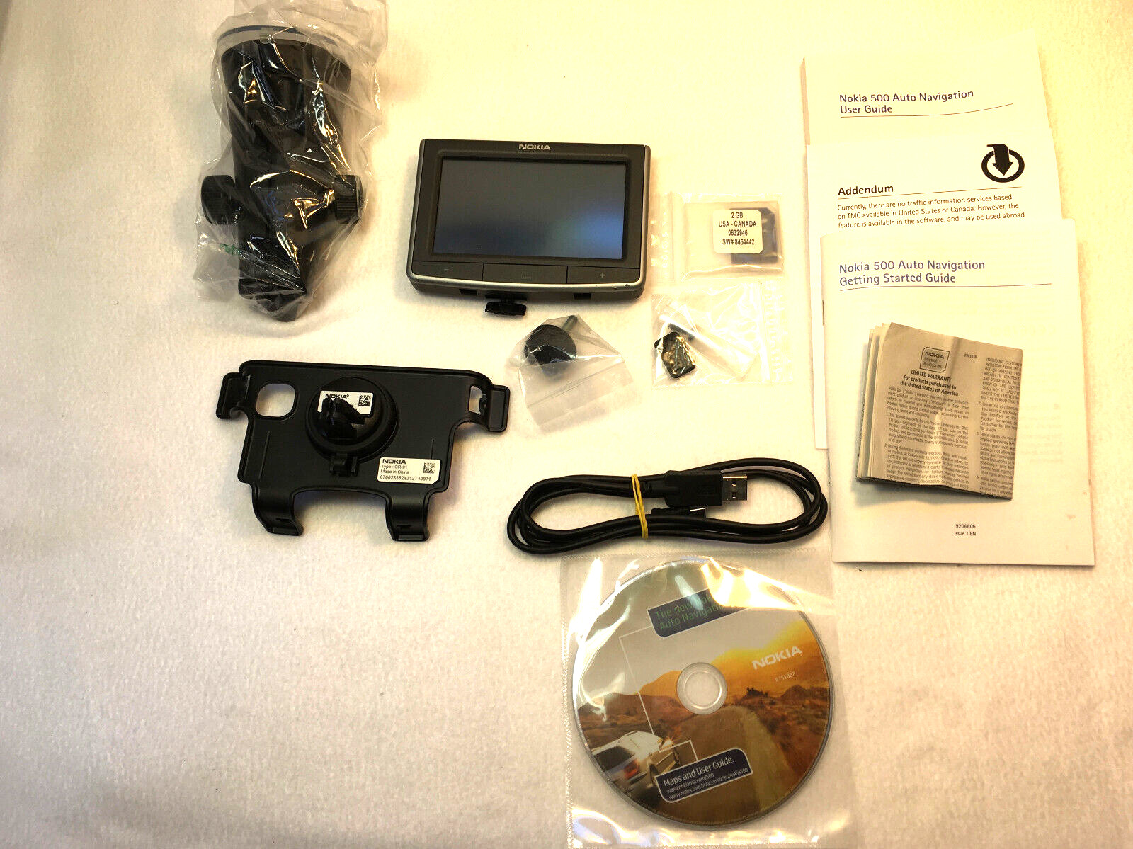 Nokia 500 4.3-Inch Bluetooth Portable GPS Navigator DOES NOT