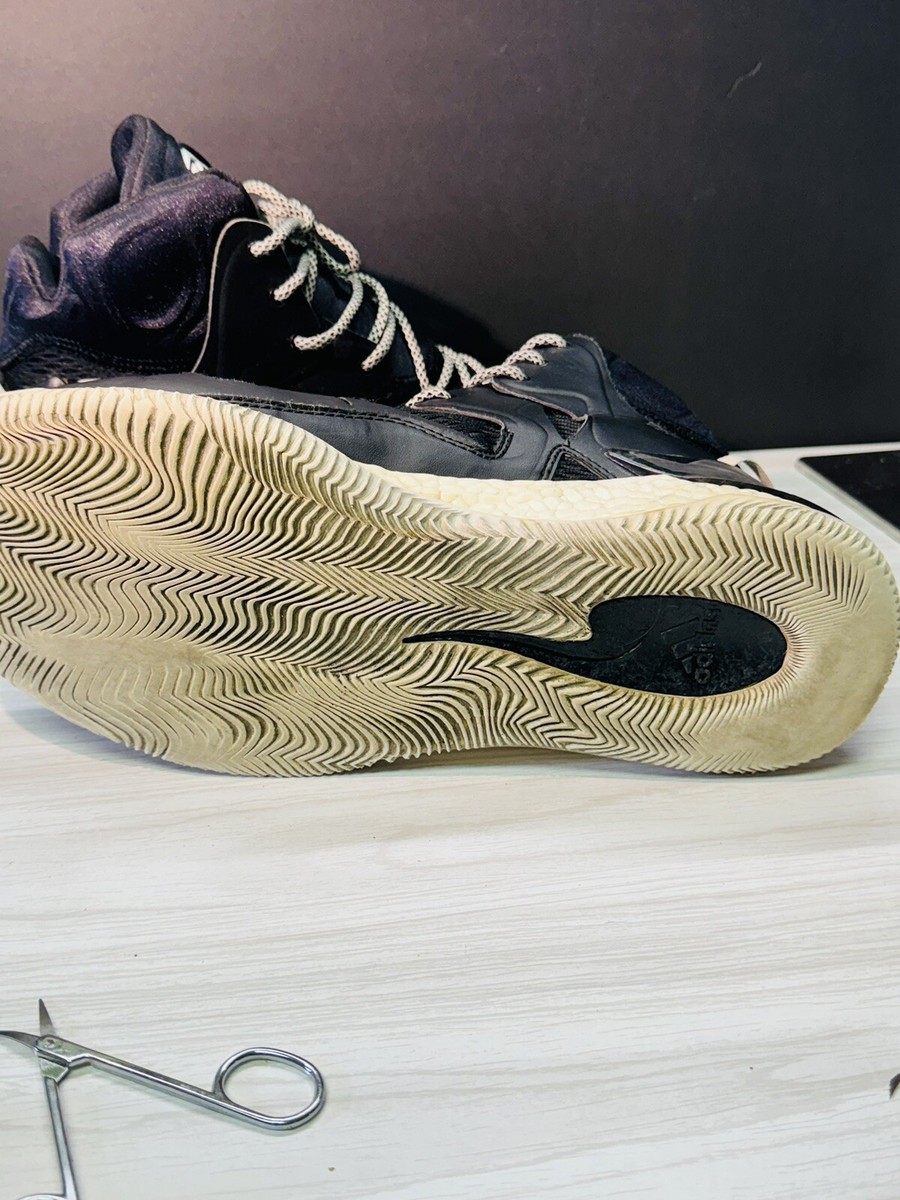 Mens Adidas Basketball Shoes Derrick Rose Black White Sneakers Size 13.5  B38920 Adidas Basketball Shoes Derrick Rose Black White Sneakers  main image 3