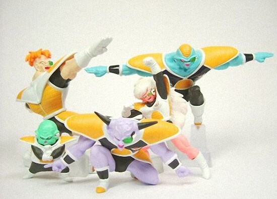 Dragonball Z HG Gashapon P15 Figure Ginyu Force Saiyan Battle