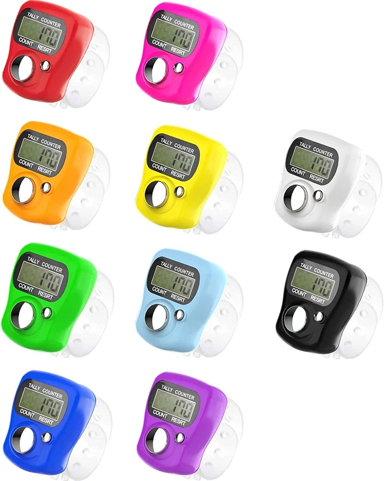 1 x Handzähler | Fingerzähler | Schrittzähler | Zähler digitaler Counter Klicker - Bild 1 von 4