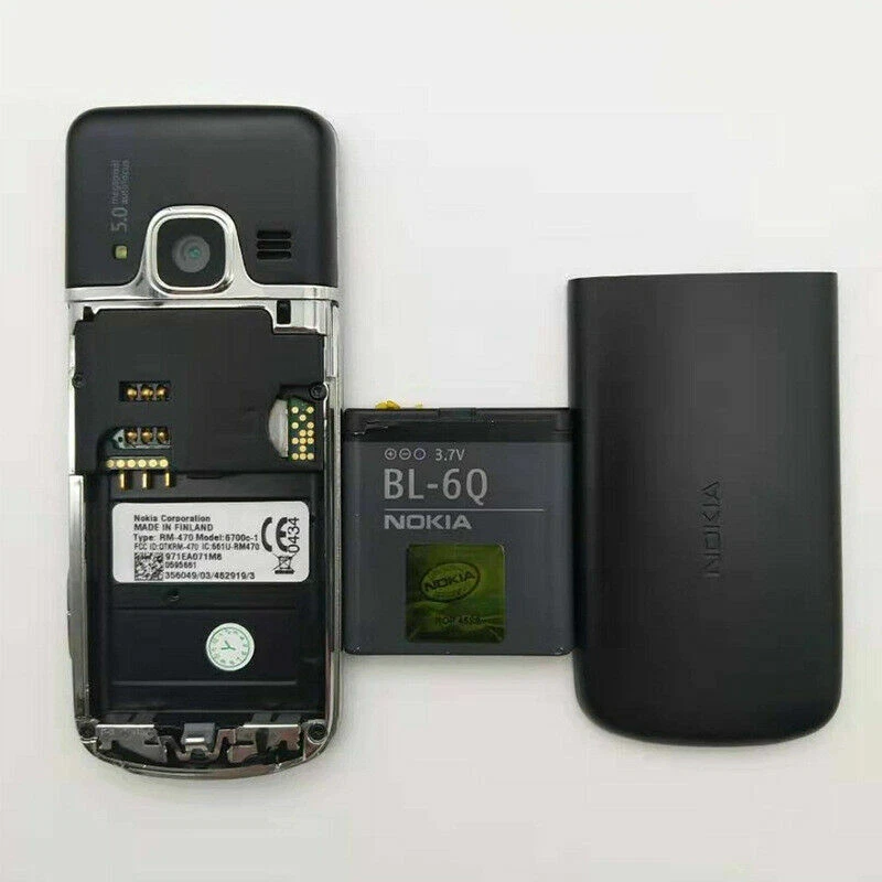 Teléfono Móvil Original Nokia 6700 Clásico MP4 Bluetooth 5.0MP 6700C Desbloqueado 3G Foto 3 de 4