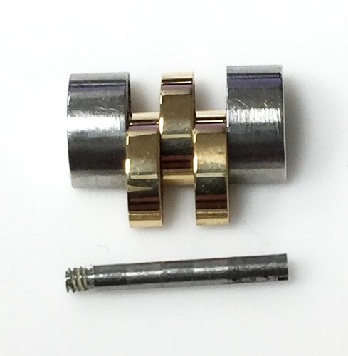 Rolex Jubilee 10mm 18k Gold & Stainless Steel New Vintage Link & Screw NOS