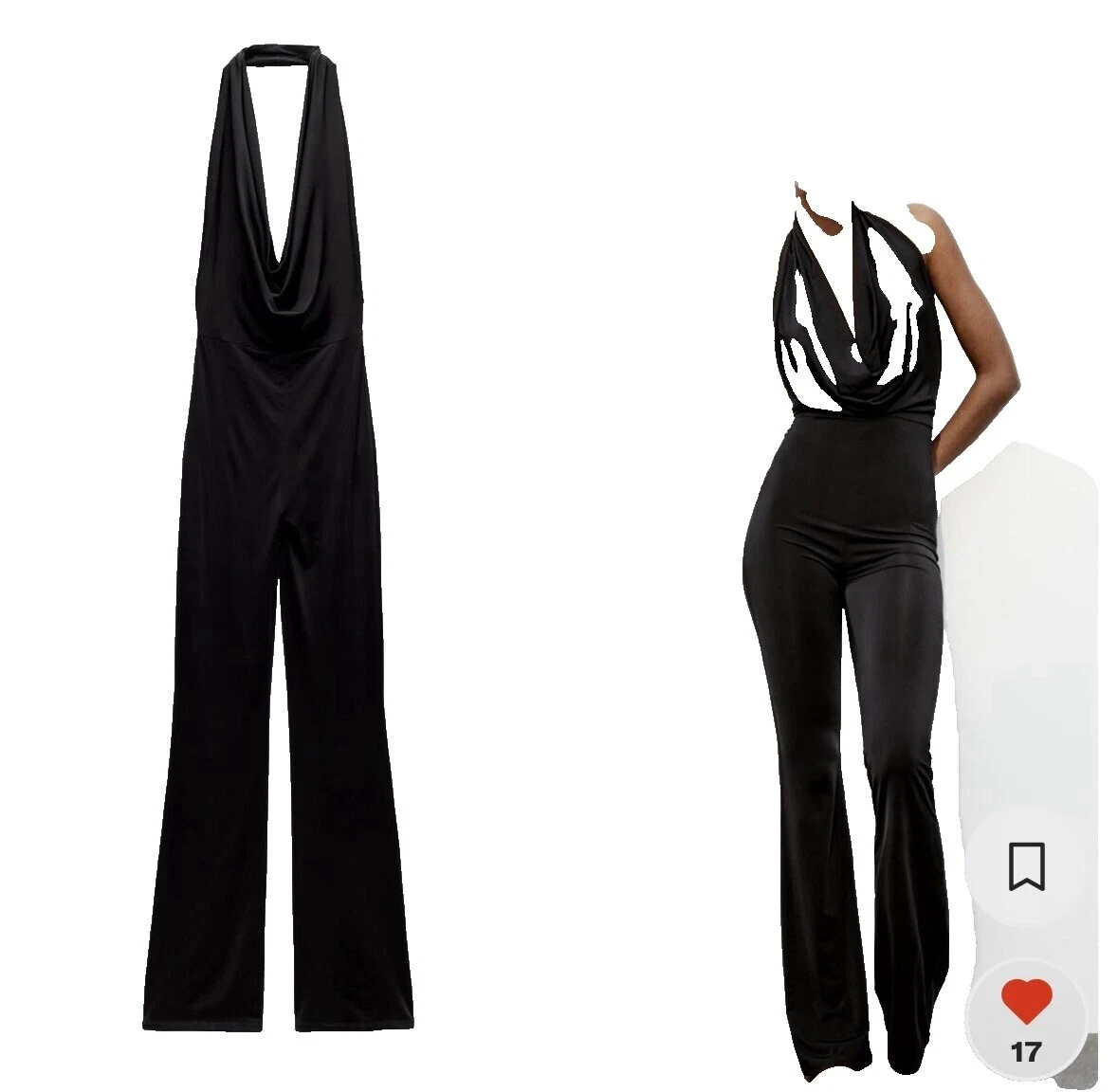 Zara Black Jumpsuits & Rompers for Women