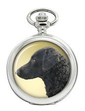 Curly Coated Retriever Pocket Watch