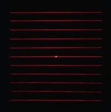 5pcs DOE Diffractive Optical Elements Grating Lens Laser Light Parallel lines 11