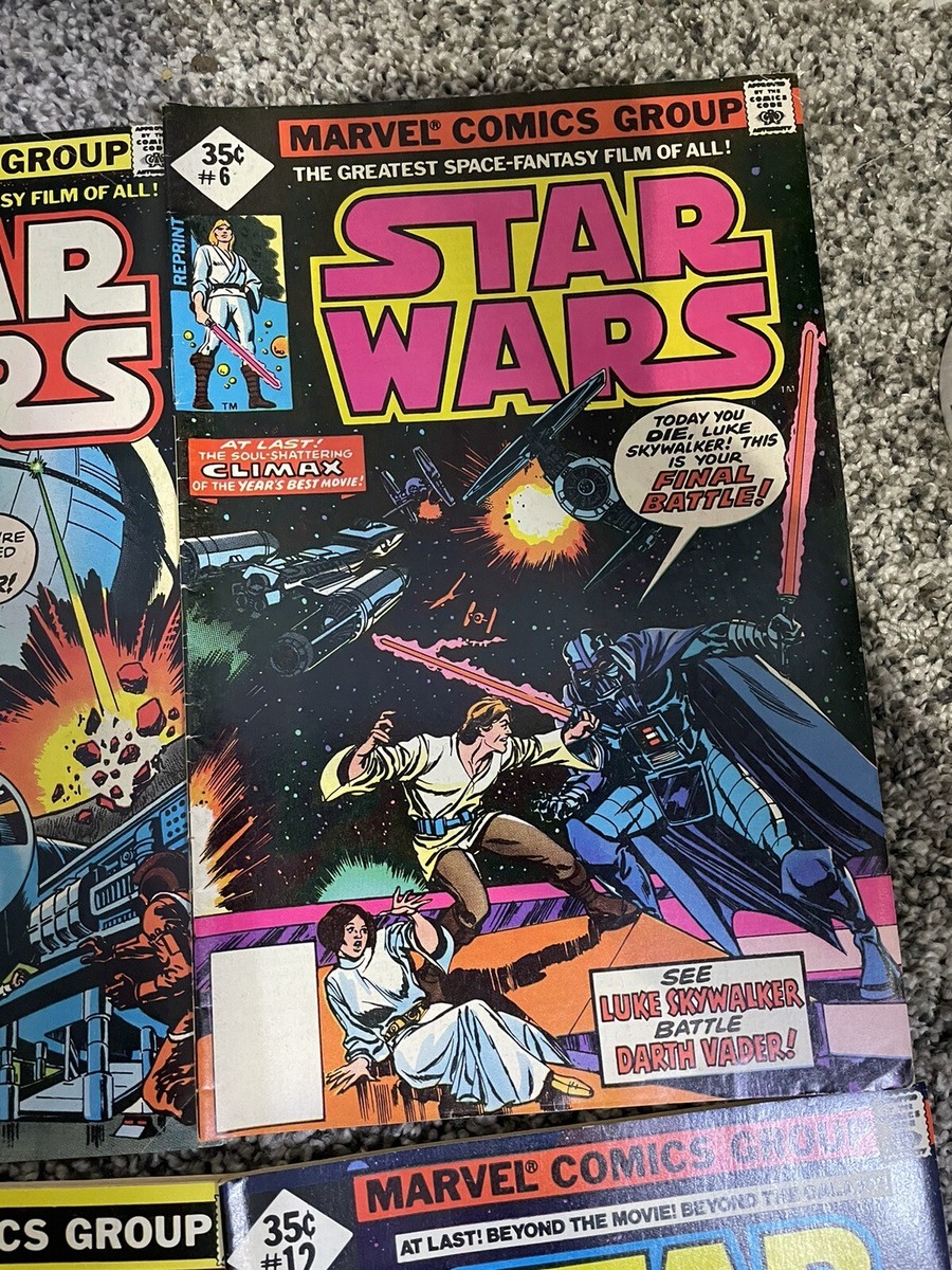 Lot of 11 Vintage 1977 Star Wars Marvel Comics Comic Books | eBay