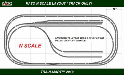 kato n scale track plans