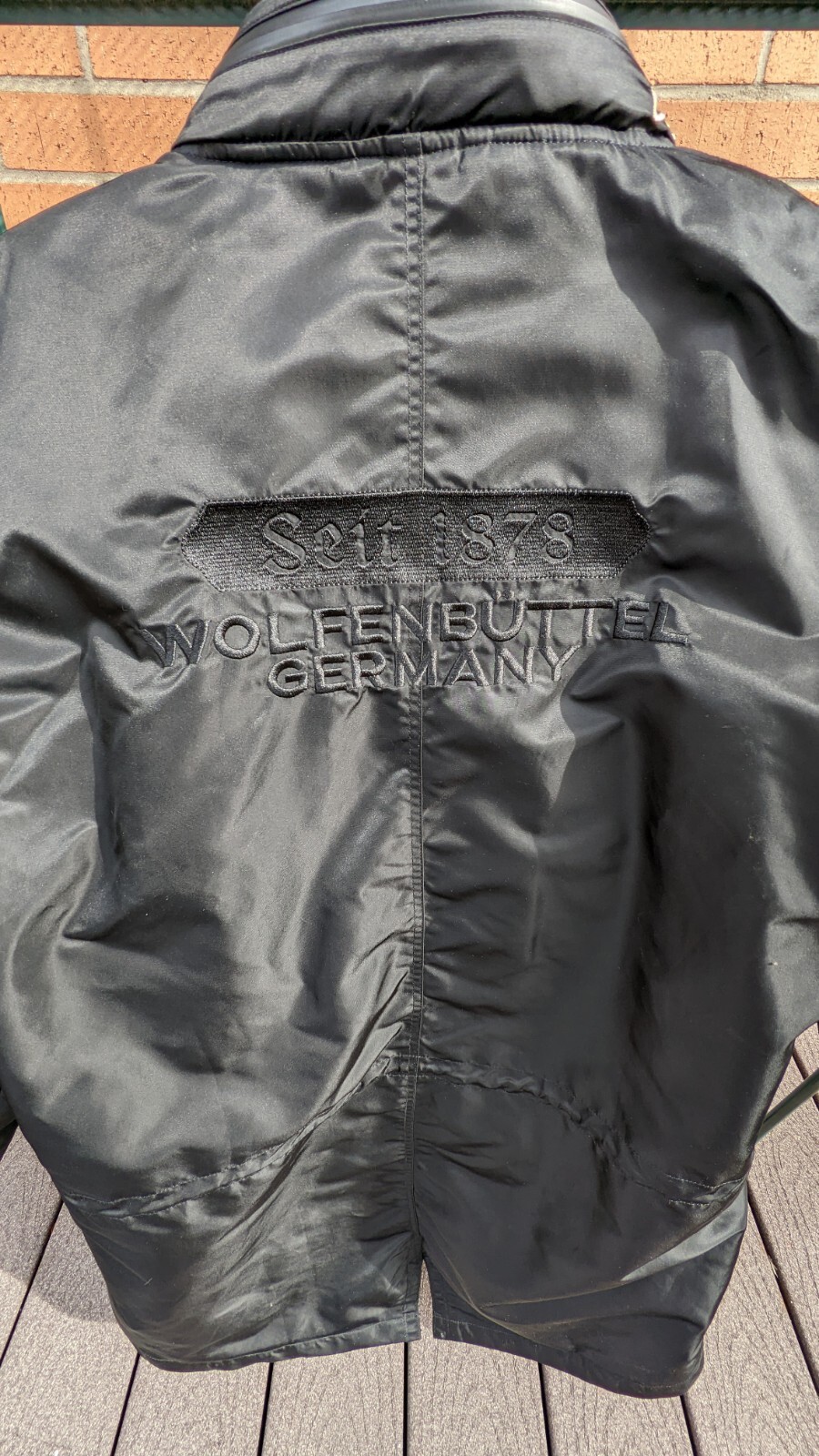 Jagermeister Winter Jacket Coat Men's Large - Embossed Stitching image 4