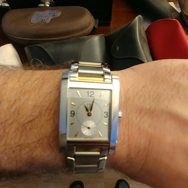 Mens ESQ by movado tank watch | eBay