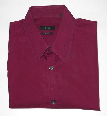 hugo boss dark red