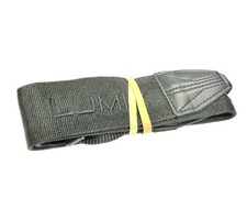 Genuine Panasonic LUMIX 1 1/2  Wide Neck/Shoulder Camera Strap Black on Black