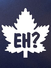 Canada Canadian Pride Maple Leaf Eh Car Window Bumper Sticker Decal